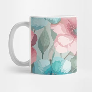 Abstract Spring Flowers Mug